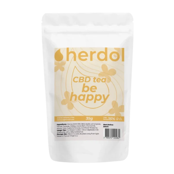 buy CBD Be Happy online - herbal teal cbd infusion hemp