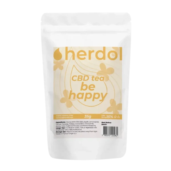 buy CBD Be Happy online - herbal teal cbd infusion hemp